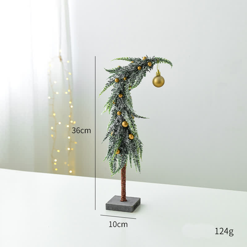 Décoration de Noël pour le bureau avec un cou tordu