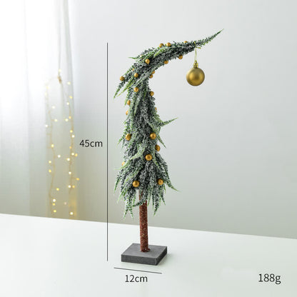 Décoration de Noël pour le bureau avec un cou tordu