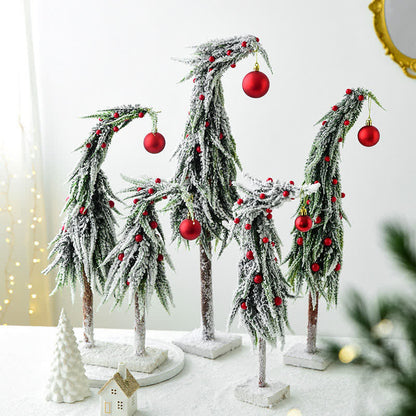 Décoration de Noël pour le bureau avec un cou tordu
