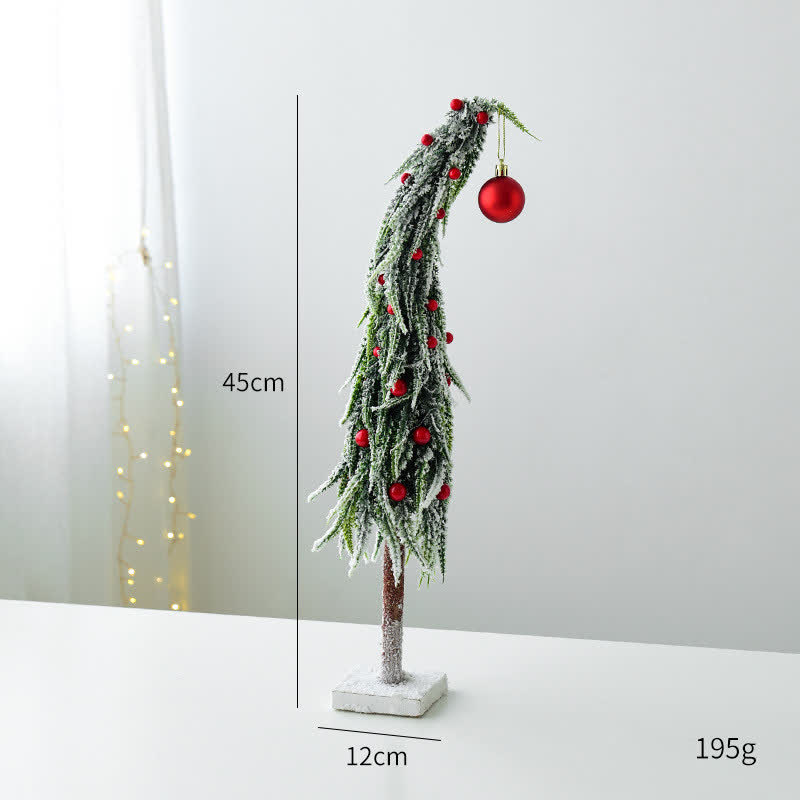 Décoration de Noël pour le bureau avec un cou tordu
