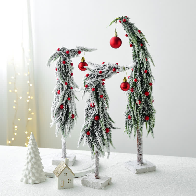 Décoration de Noël pour le bureau avec un cou tordu