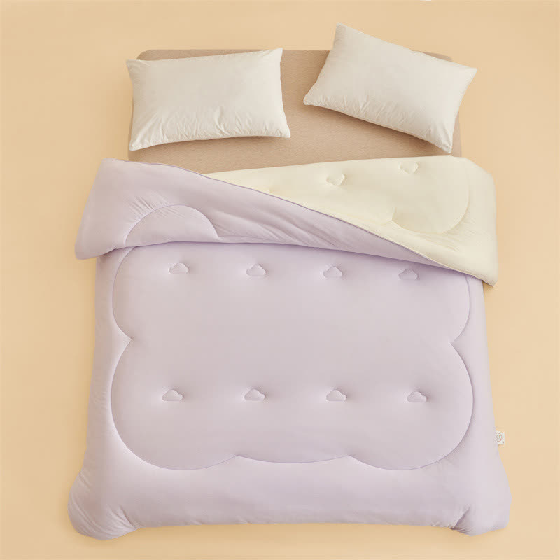 Couette chaude et moelleuse au style simple