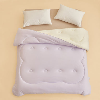 Couette chaude et moelleuse au style simple