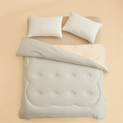 Couette chaude et moelleuse au style simple