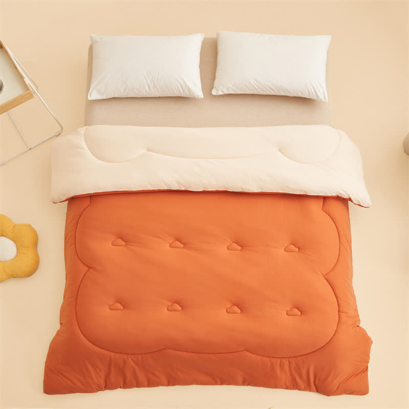 Couette chaude et moelleuse au style simple