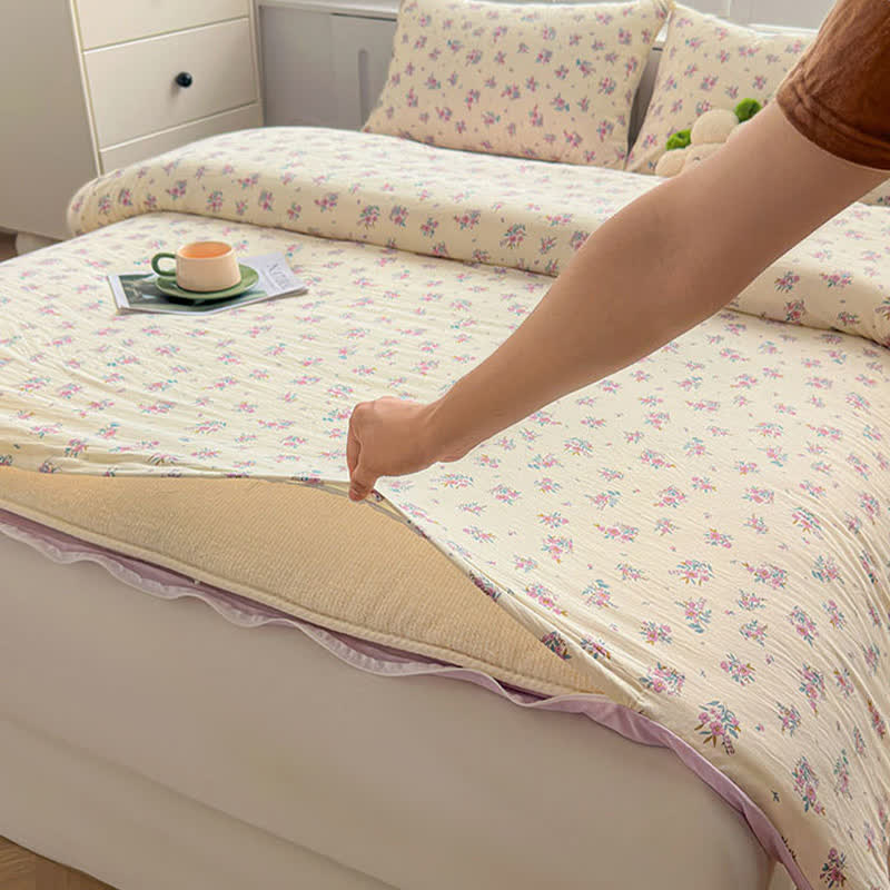 Housse de couette avec couette de style campagnard