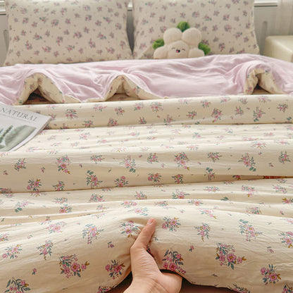 Housse de couette avec couette de style campagnard