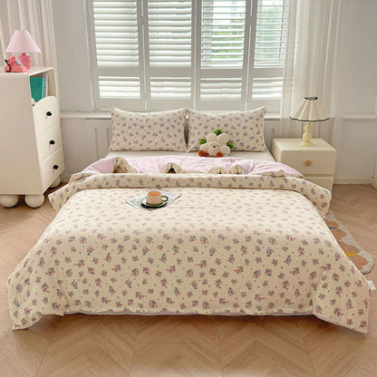 Housse de couette avec couette de style campagnard