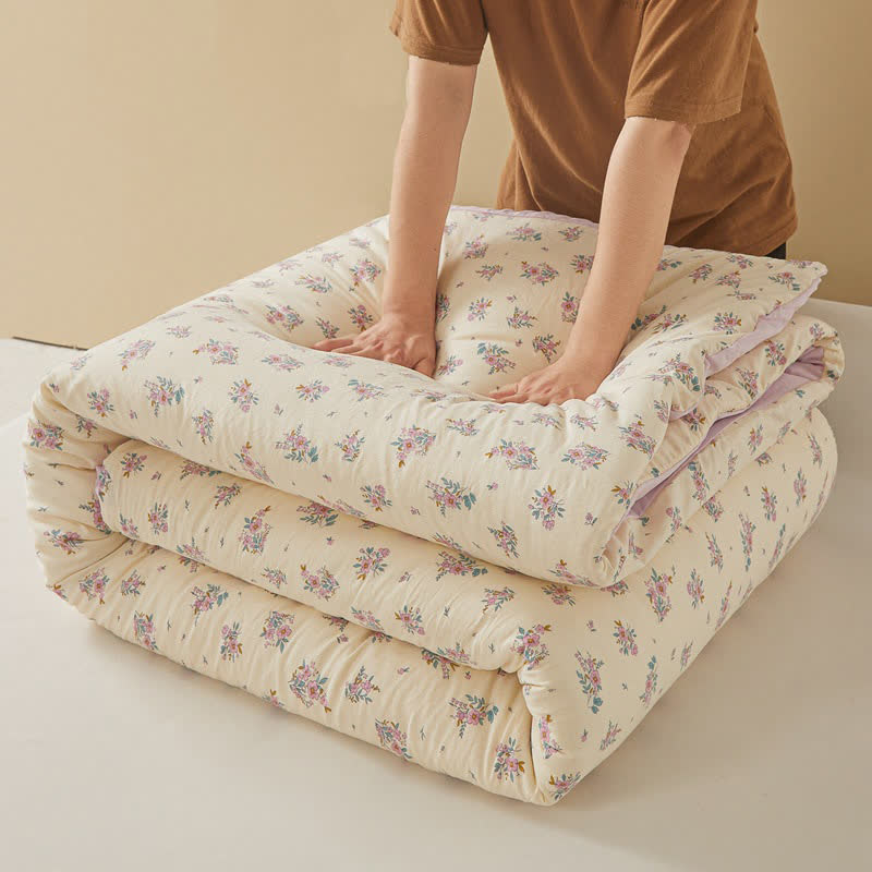 Housse de couette avec couette de style campagnard