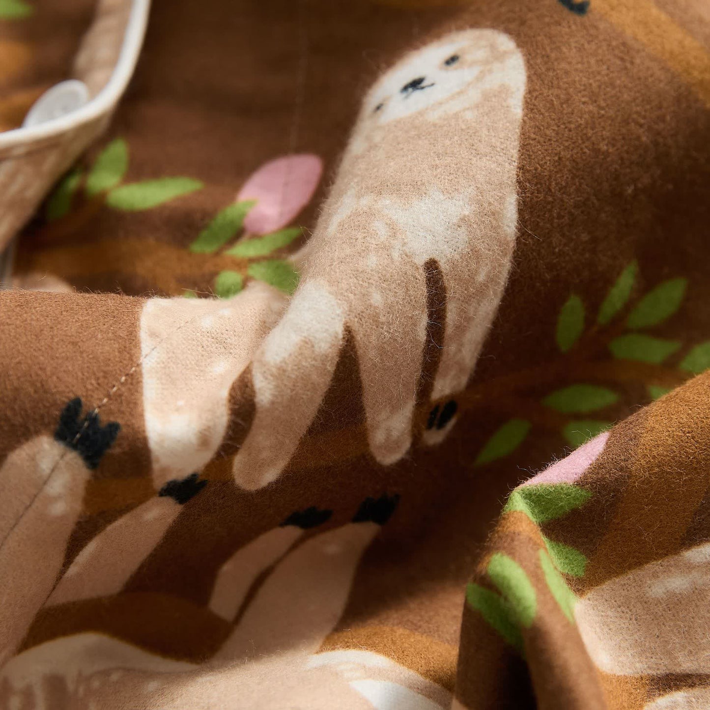 Ensemble de pyjama en coton épais et mignon avec motif paresseux