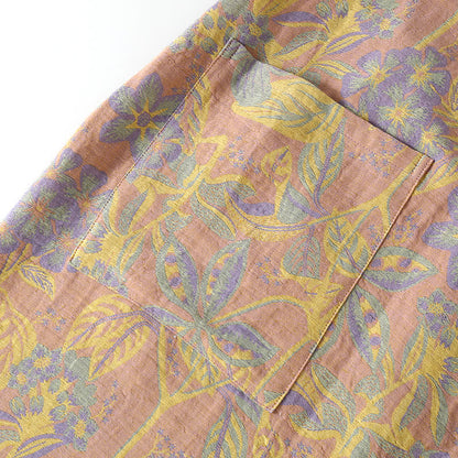 Peignoir en gaze de coton à manches trois-quarts