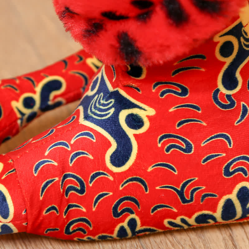 Adorable mascotte de serpent en peluche ornementale