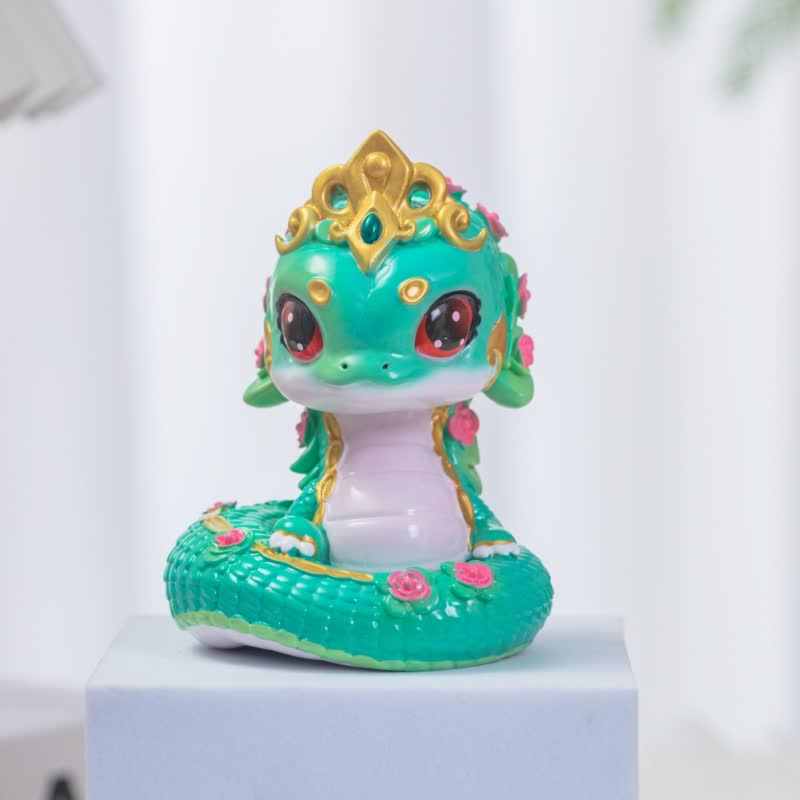 Décoration en résine « Année du Serpent »