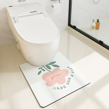 Tapis de bain absorbant pastoral