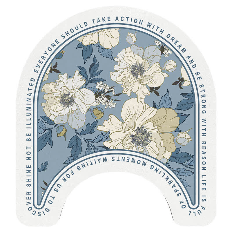 Tapis de bain absorbant pastoral