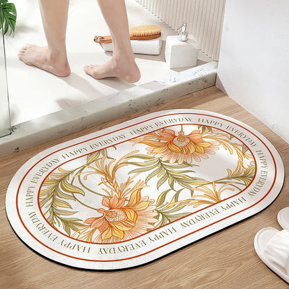 Tapis de bain antidérapant « Refresh Floral »