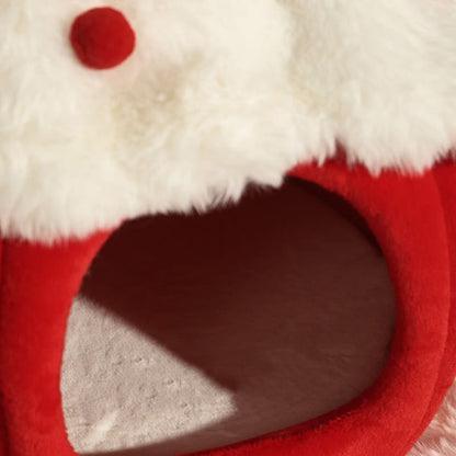 Lit pour animaux en polaire mignon et chaud pour l'hiver