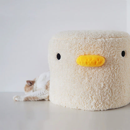Lit en peluche mignon et chaud pour animaux de compagnie pour l'hiver