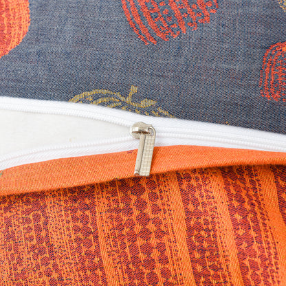 Parure de lit en gaze de coton citrouille (4 pièces)