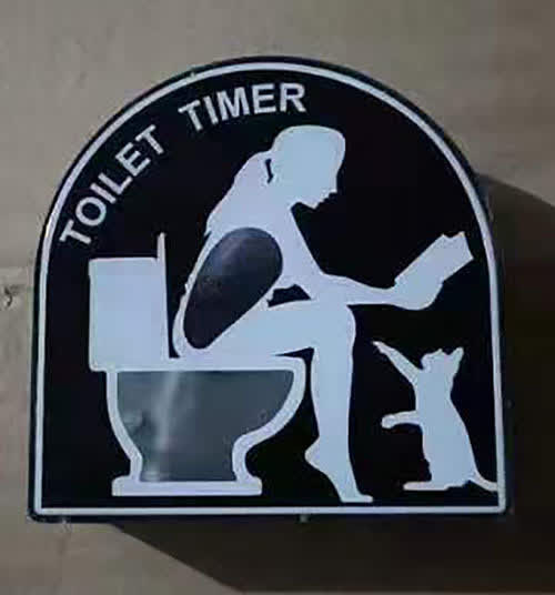 Sablier de toilette de sable de cinq minutes