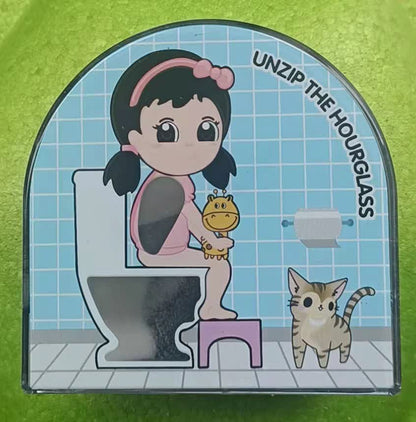 Sablier de toilette de sable de cinq minutes