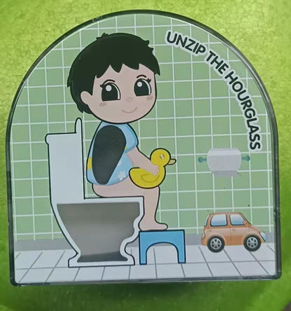 Sablier de toilette de sable de cinq minutes