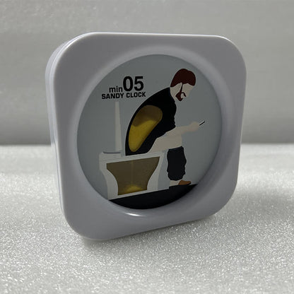 Minuterie sablier de cinq minutes pour soulager le stress