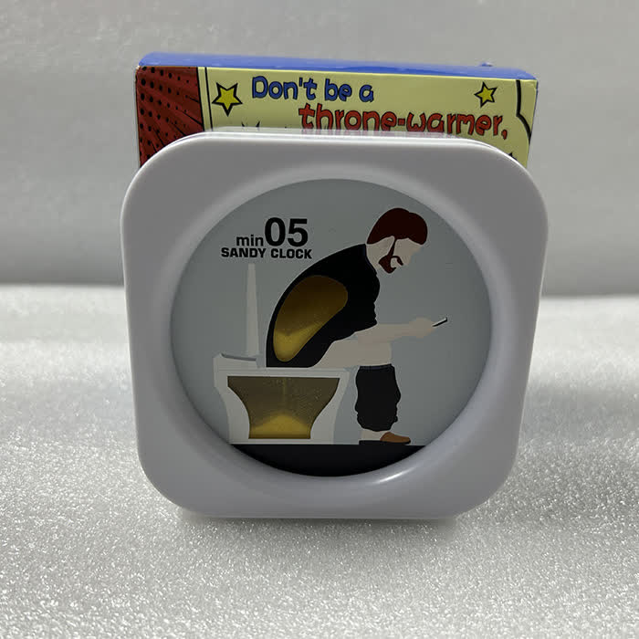 Minuterie sablier de cinq minutes pour soulager le stress
