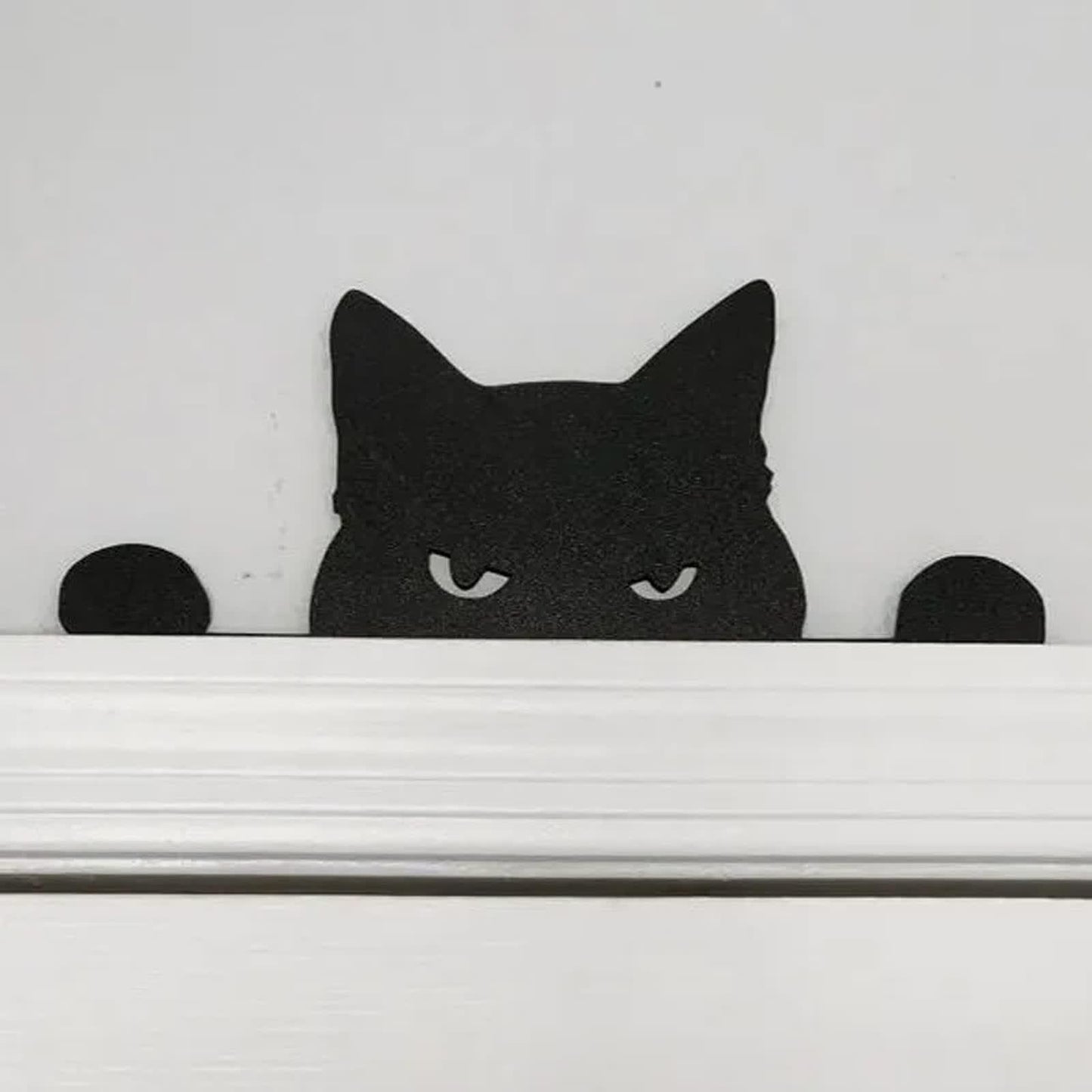 Accroche-porte en métal avec un adorable chat comme décoration intérieure