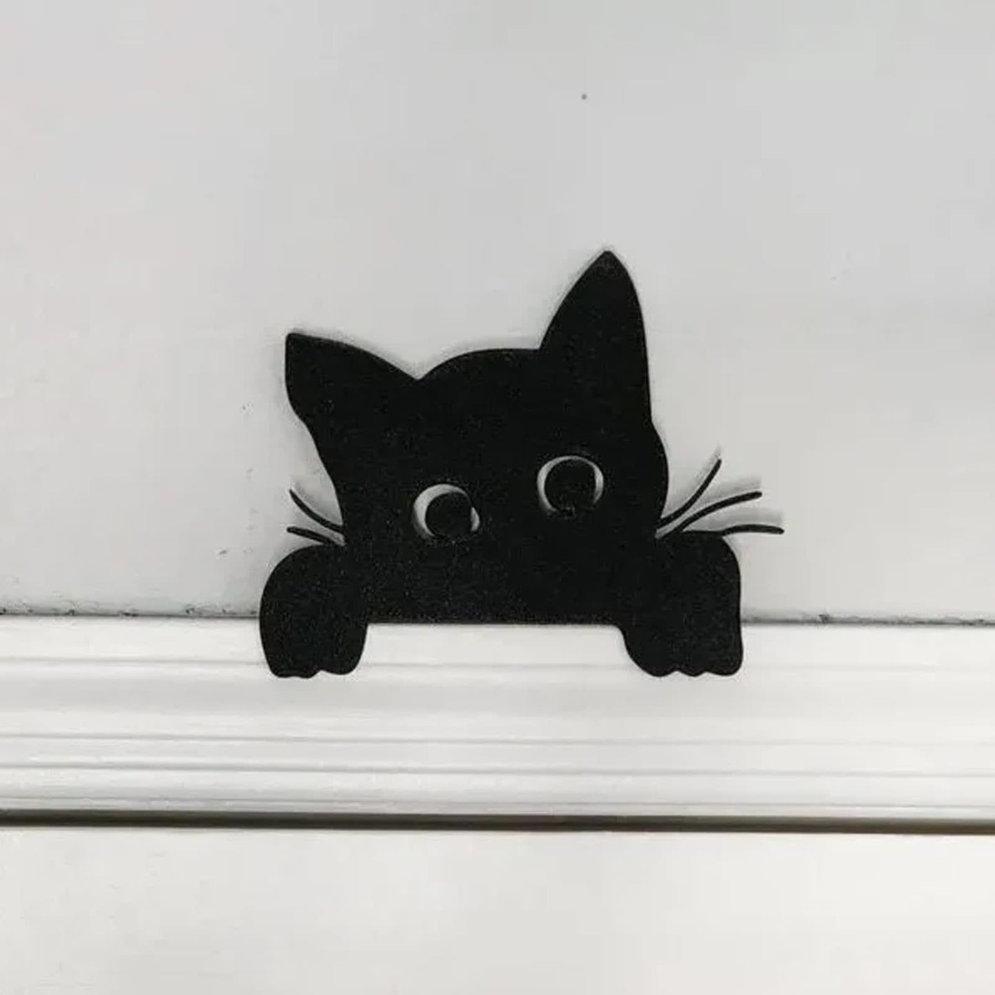Accroche-porte en métal avec un adorable chat comme décoration intérieure
