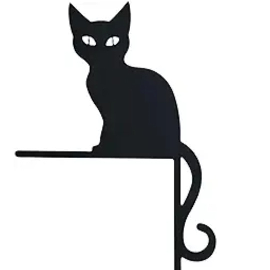 Accroche-porte en métal avec un adorable chat comme décoration intérieure