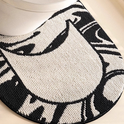 Tapis contour antidérapant simple en forme de U
