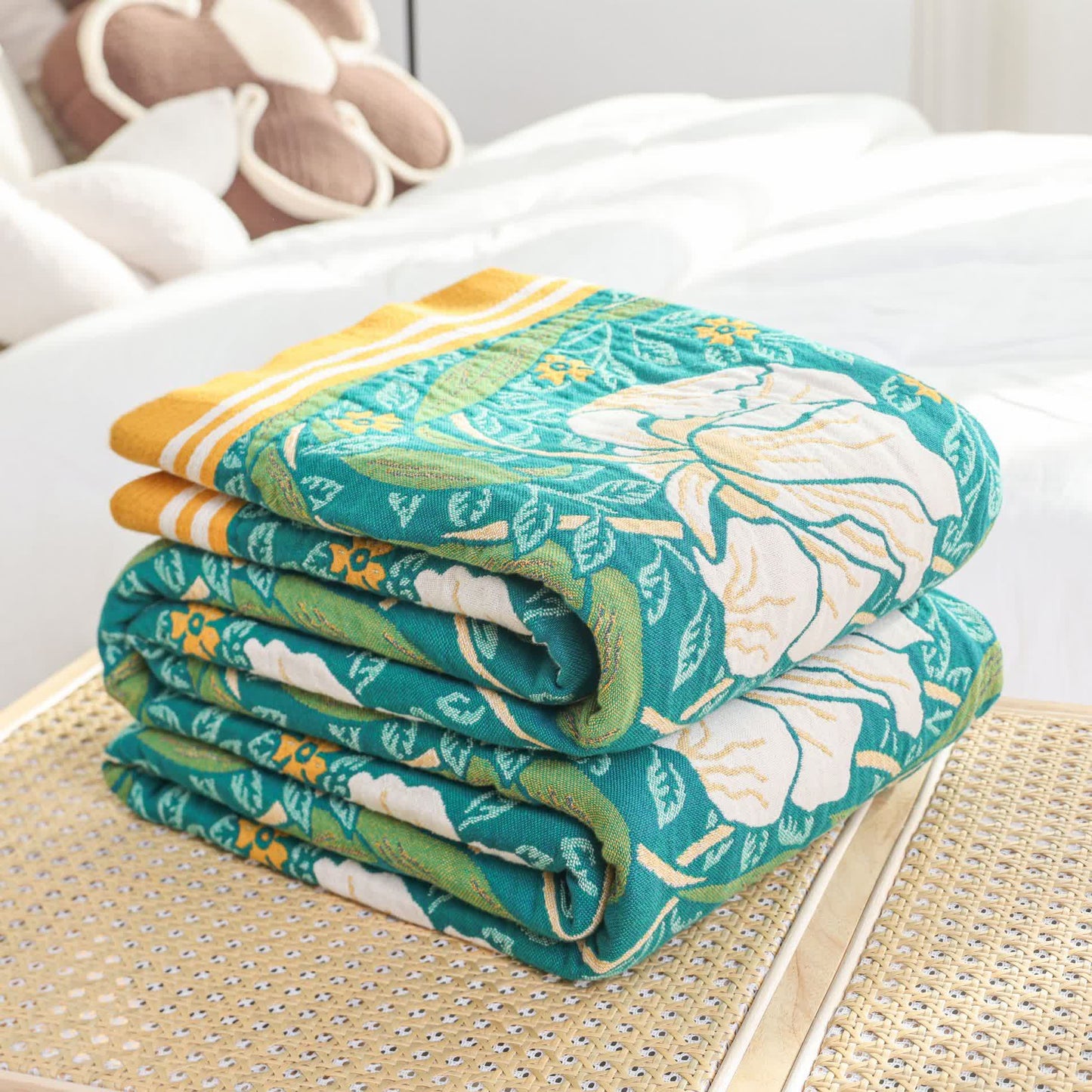 Couette élégante et douce en pur coton