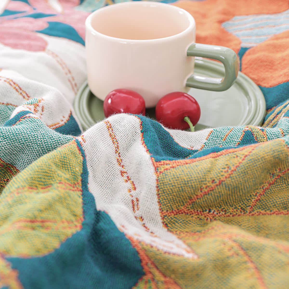Couette en gaze de coton de style ferme rurale
