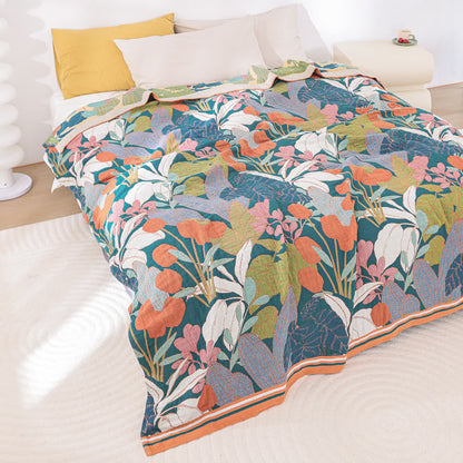 Couette en gaze de coton de style ferme rurale