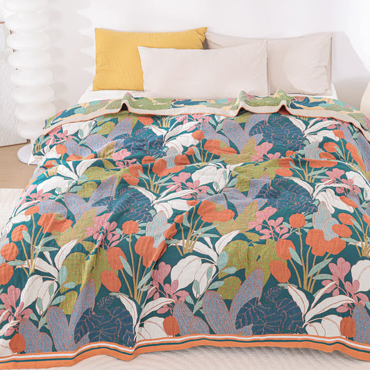 Couette en gaze de coton de style ferme rurale