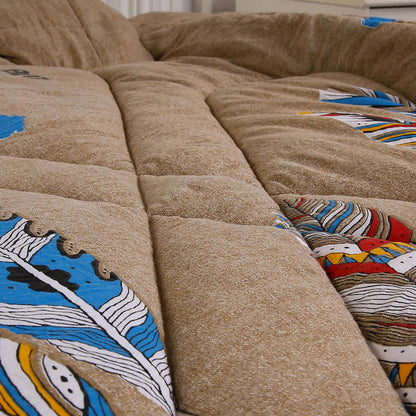 Couette épaisse et chaude à porter avec manches