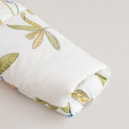 Couverture-oreiller portable avec motif floral et manches