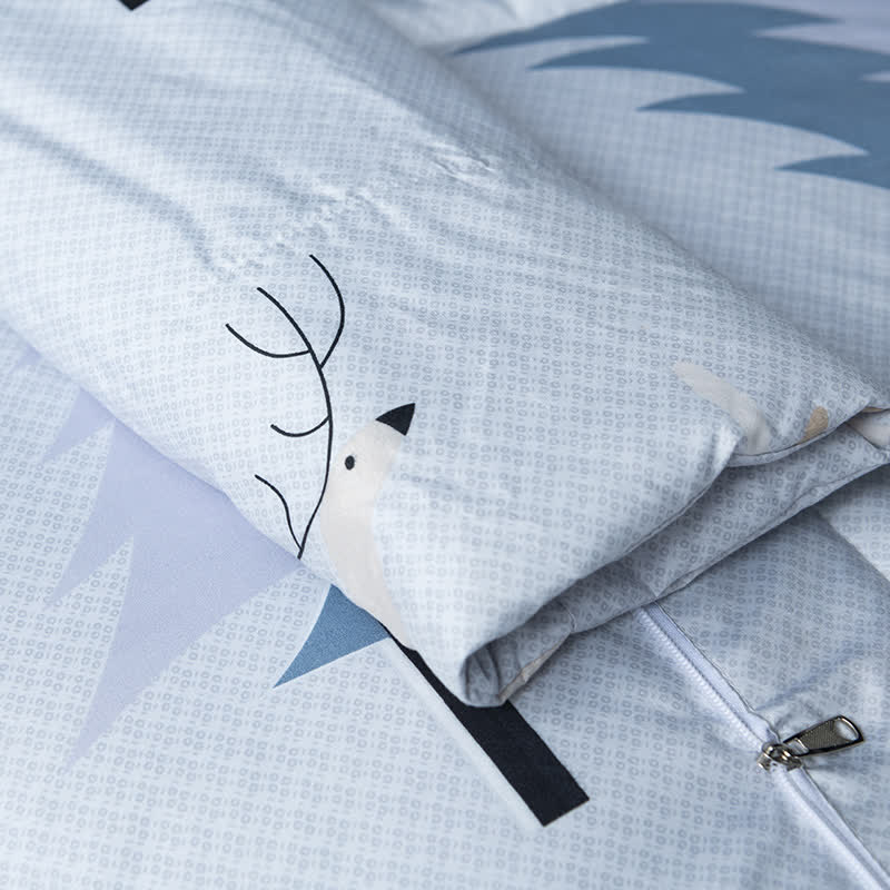 Couverture-oreiller fonctionnelle et portable avec manches