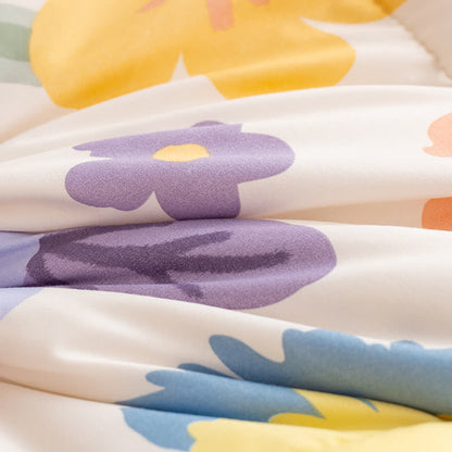 Couette portable à motif floral