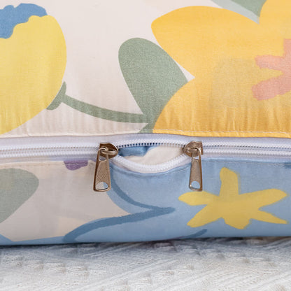 Couette portable à motif floral