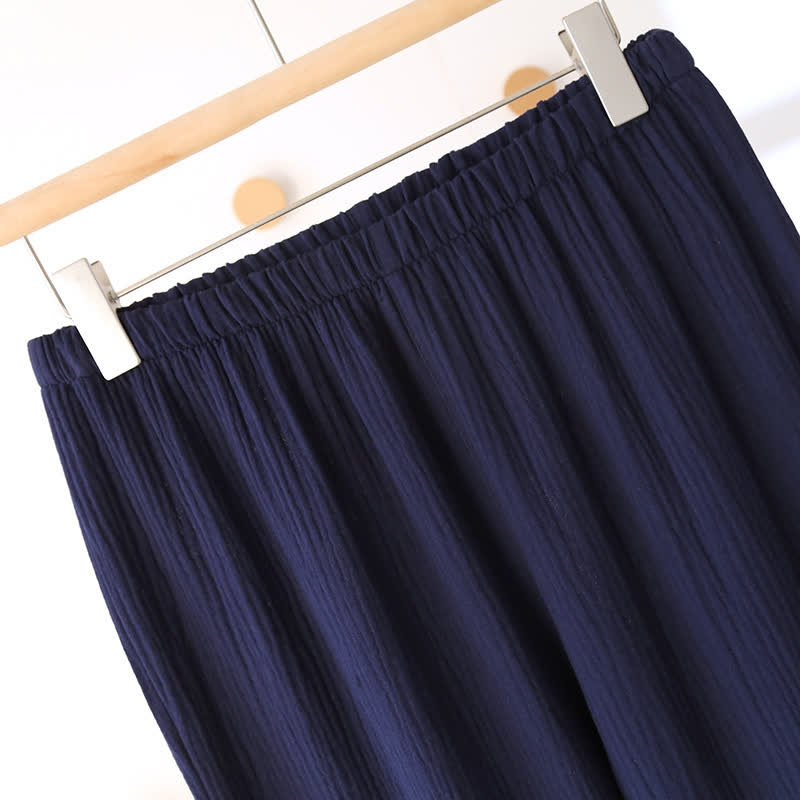 Ensemble pyjama kimono en gaze de coton neutre