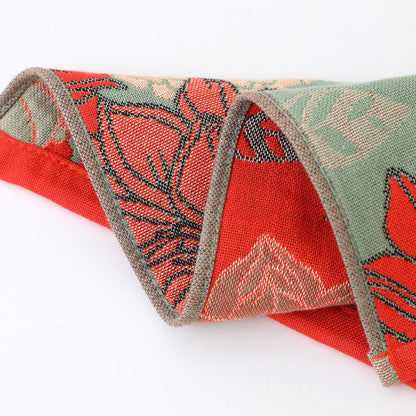 Torchon de cuisine en gaze de coton doux à motif floral