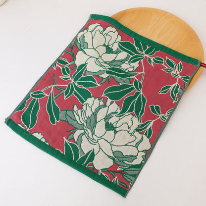 Torchon de cuisine en gaze de coton doux à motif floral