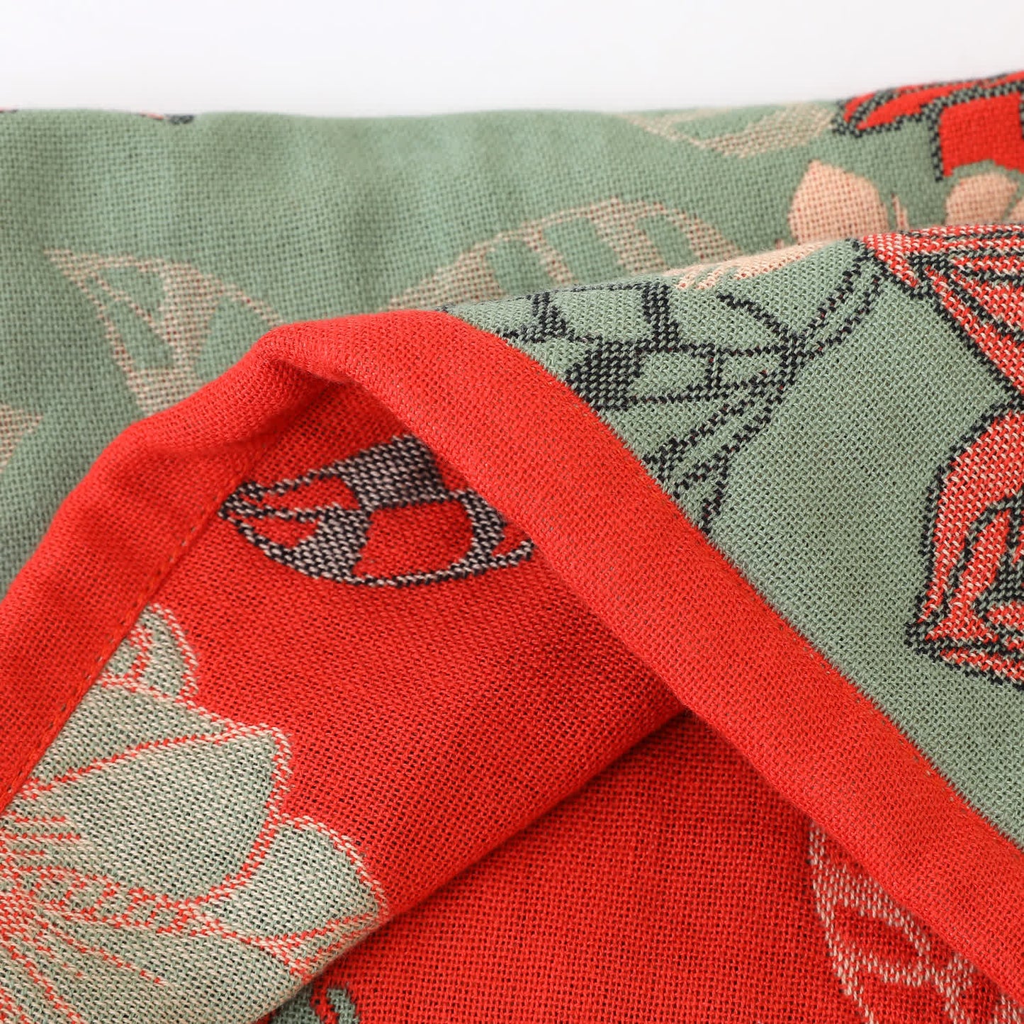 Torchon de cuisine en gaze de coton doux à motif floral