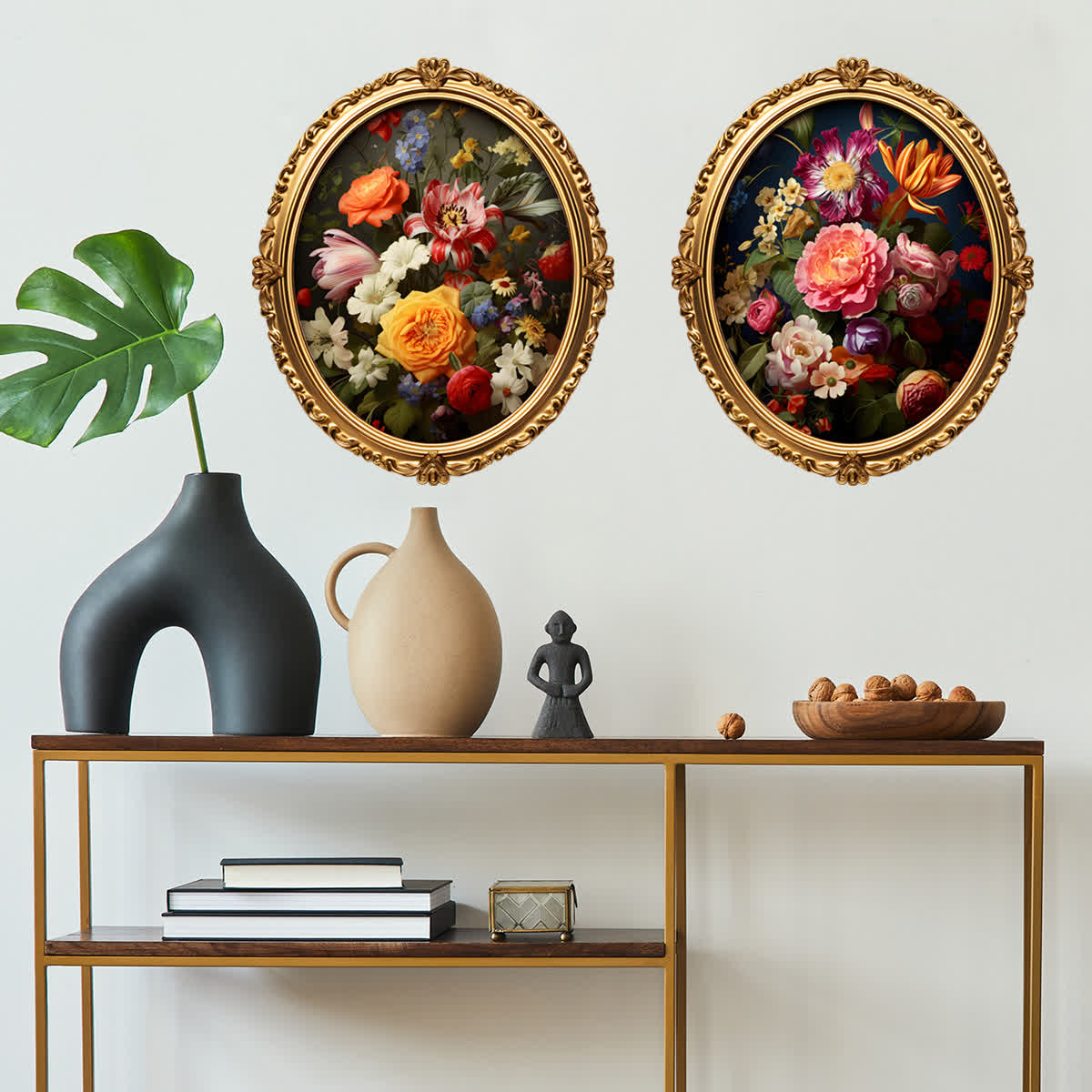 Stickers muraux autocollants « Fleurs Vintage »