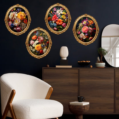 Stickers muraux autocollants « Fleurs Vintage »
