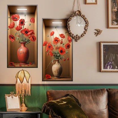 Décoration murale en forme de fleur 3D