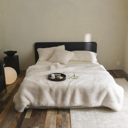 Couverture polaire double face unie