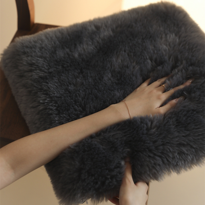Couverture polaire double face unie